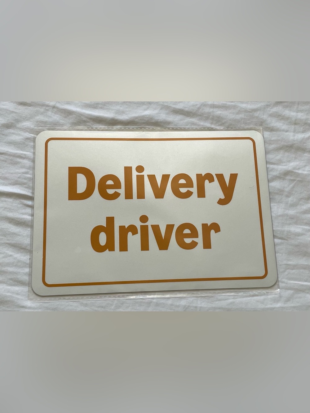 Delivery Driver Magnet Sign NWOT